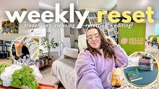 WEEKLY RESET + REFRESH VLOG  productive day weekly reset routine grocery shopping + more 