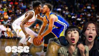 Korean Girls Shocked By Ridiculous NBA Moments  𝙊𝙎𝙎𝘾