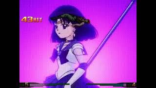 Mugen Sailor Saturn M Sailor Neptune vs Super Sailor Mars P Rubeus