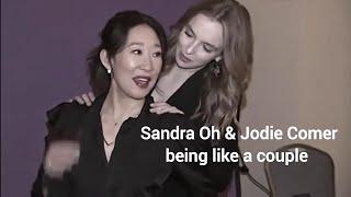Sandra Oh & Jodie Comer being like a couple for 4 minutes straight