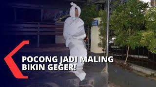 Viral Maling Bermodus Pocong buat Geger Warga