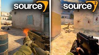 СРАВНЕНИЕ CSGO Source 1 и CSGO Source 2 Наконец-то все знаем