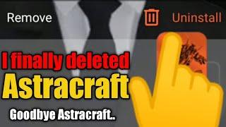 Goodbye Astracraft...