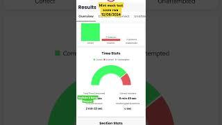 Hindi mini mock test score rwa #new