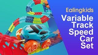 Infinite Custom Tracks for Speed Car on ANY TERRAINS  Ealingkids Variable Car Track Set