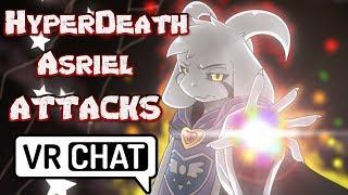 Undertale Asriel God of HyperDeath ATTACKS VRchat