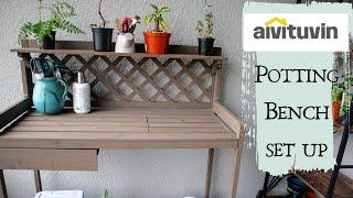 Aivituvin Potting Bench Unboxing and Assembly - Discount Code Included