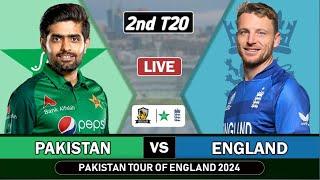 PAKISTAN vs ENGLAND 2nd T20 MATCH Live SCORES  PAK VS ENG LIVE COMMENTARY  PAK BAT