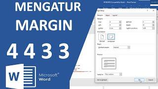 Cara Mengatur Margin Skripsi 4433 CM Di Word