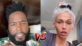 Dr.Umar’s Live Invaded by Scottish Australian White Muslim Snow Bunny…… 8.20.21