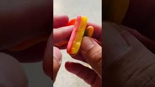 Gummy hotdog #shorts #satisfying #asmr #gummy #hotdog #gummyhotdog