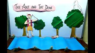 THE ANT & THE DOVE  Story with Props#English short moral story#Story for kids#The Ant & The Dove