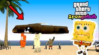 SPONGEBOB IKUT ADU KEKUATAN OTOT  - GTA LUCU SPONGEBOB