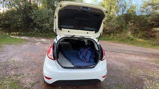 Convert any Hatchback Car to a Practical Micro Camper in Less than 10 Minutes without Making a Mess
