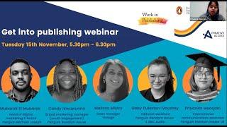 Creative Access x Penguin Random House work in publishing week panel