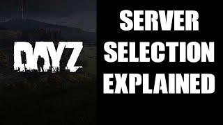 How DayZ Official & Community Server Selection Works & Explained Loot Bases & Location PS4 Xbox