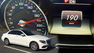 2016 Mercedes-Benz E220d 0-240 Kmh Top Speed Autobahn