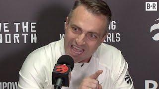 Raptors HC Darko Rajaković HEATED After Loss vs. Lakers