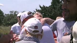 Auburn wins the 2024 SEC Golf Championship Final putt & Trophy celebration