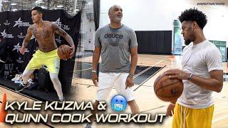 How To SCORE Off The Dribble  NBA Workout w Kyle Kuzma And Quinn Cook