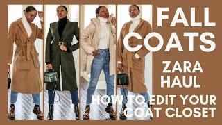 FALLWINTER COATS  ZARA HAULTRENDS & REVIEW  HOW TO EDIT YOUR COAT CLOSET