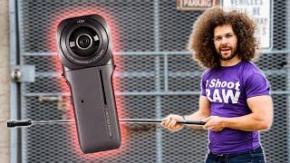 Insta360 1-Inch 360 Camera Preview Dual 1-inch Sensors 6K Video 21MP 360 Photos