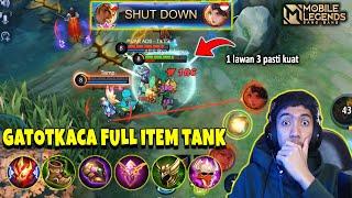 Gameplay & Build Gatotkaca Full Tank Build Gatotkaca Terkuat - Mobile Legends