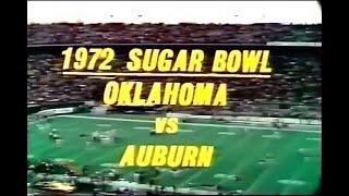 1972 Sugar Bowl #3 Oklahoma vs #5 Auburn No Huddle