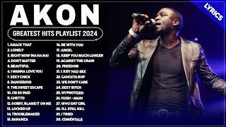 Akon Best Songs Playlist 2024  The Best Of Akon 2024  Akon Greatest Hits Full Album 2024 Lyrics