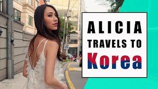 Seoul Korea Travel Vlog  Charis Official + Giveaways  Alicia Tan