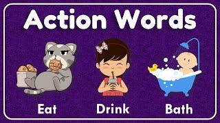 Actions Words for Kids  Learn Action Verb for Kids  Action Verb  Kids Vocabulary  @AAtoonsKids