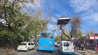 Recorriendo un tramo de la Calle 9 de julio. Ciudad de Mendoza. 14.06.2023