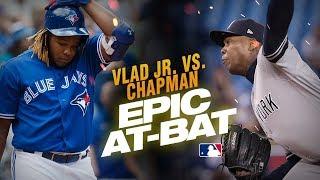 Vlad Guerrero Jr. and Aroldis Chapman show down for epic 13-pitch at-bat