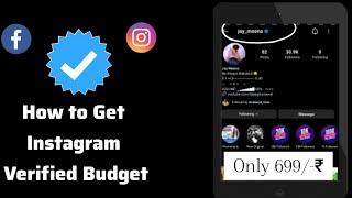 how to buy instagram verify budget at 699-  instagram blue tick kaise lagaye ? 2023 me