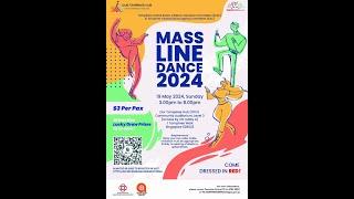 MASS LINE DANCE 2024 IN SINGAPORE