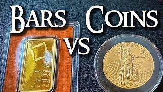 Investing in Gold Bars vs. Gold Coins - The Ultimate Decision