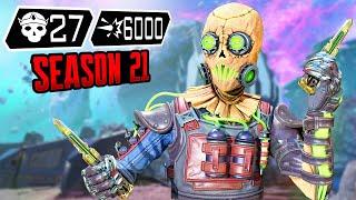 SUPER OCTANE 27 KILLS AND 6000 DAMAGE MERCILESSLY Apex Legends Gameplay Season 21