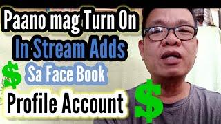 Paano mag turn on ng in stream ads sa long form videos sa Facebook Profile gamit ang Cellphone