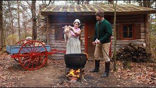 Cooking a Thanksgiving Turkey 200 Years Ago 1796 Real Historic Recipe