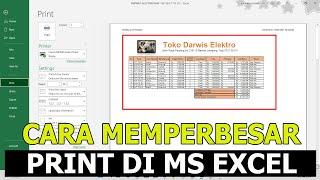 cara memperbesar hasil print di excel dengan mudah