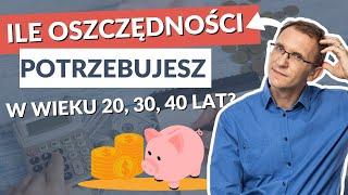 Oszczędności w wieku 20 30 40 lat? przekonaj się czy jesteś na dobrej drodze