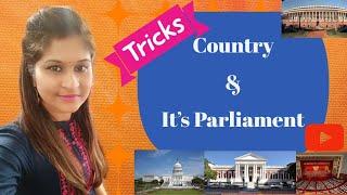 countries & Their Parliament name  देशो की संसद का नाम   Tricks  #logicpathshala