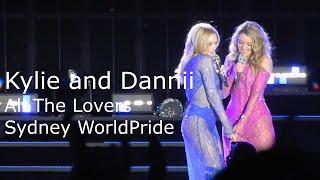 Kylie and Dannii Minogue. All The Lovers. At Sydney WorldPride Opening Concert 2023