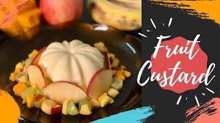 Fruit custard  How to make Fruit Custard at Home  Fruit custard recipe without custard powder