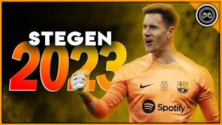 Marc-André ter Stegen 202223 ● The Giant ● Incredible Saves & MasterClass in passes  HD