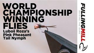 World Championship Winning Flies Luboš Rozas Pink Pheasant Tail Nymph