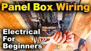 How To Wire A Main Electrical Panel - Start To Finish NEATLY And VERY DETAILED