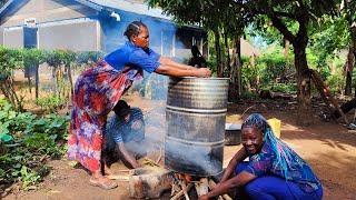 How to make alcoholwaragi locally in Uganda #uganda #alcohol #local