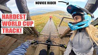 CAN A NOVICE RIDER GET DOWN THE HARDEST DOWNHILL WORLD CUP TRACK?