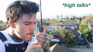 SMOKE WITH ME ON A ROOFTOP IN LA  PAST LIVES VACCINES AND TATTOOS